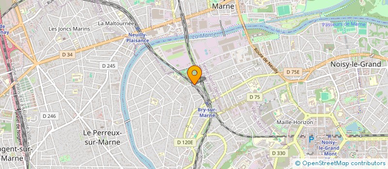 localisation de l'entreprise SCI LES TILLEULS à BRY-SUR-MARNE