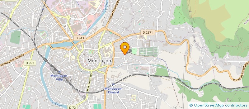 localisation de l'entreprise SCI LES TILLEULS à MONTLUCON