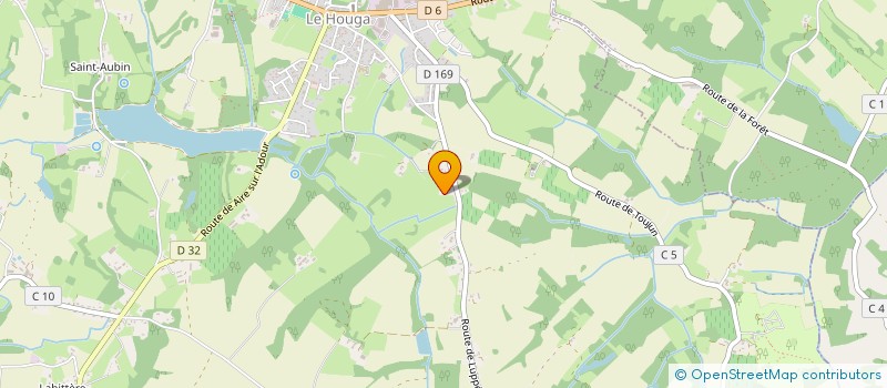 localisation de l'entreprise SCI LES TILLEULS  LE HOUGA