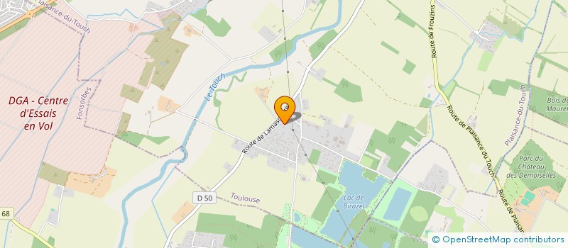 localisation de l'entreprise SCI LES TILLEULS  PLAISANCE-DU-TOUCH