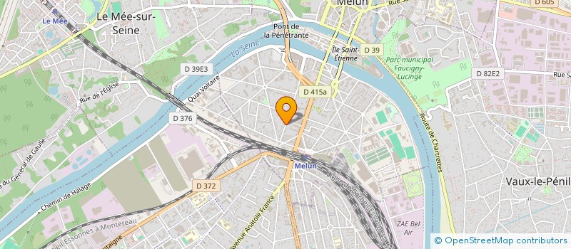 localisation de l'entreprise SCI LES TILLEULS à MELUN