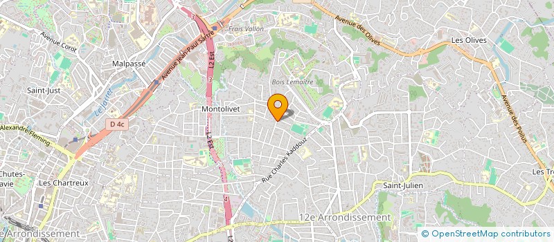 localisation de l'entreprise SCI LES TILLEULS à MARSEILLE