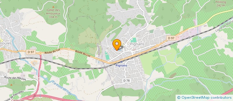 localisation de l'entreprise SCI LES TILLEULS  PIGNANS