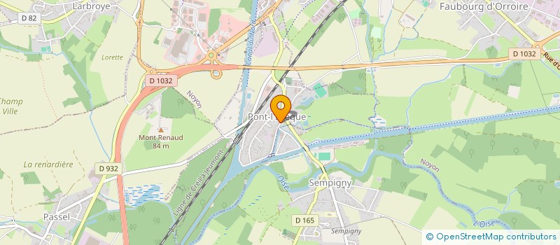 localisation de l'entreprise SCI LES TILLEULS  PONT-L'EVEQUE