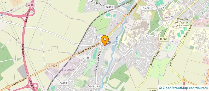 localisation de l'entreprise SCI LES TILLEULS  SALOUEL