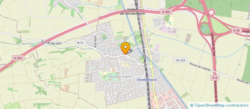 localisation de l'entreprise SCI LES TILLEULS  VENDENHEIM