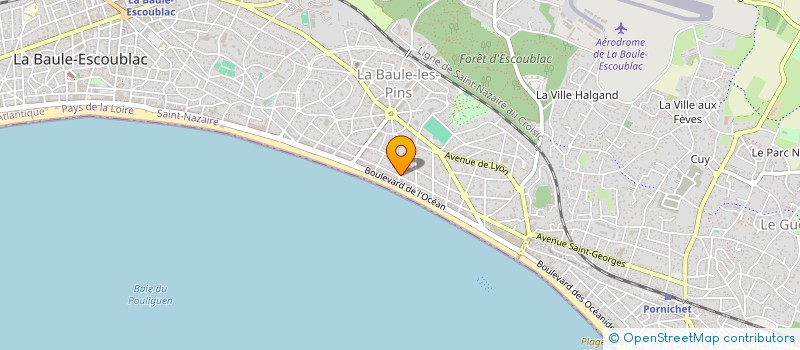 localisation de l'entreprise SCI LES TILLEULS  LA BAULE-ESCOUBLAC