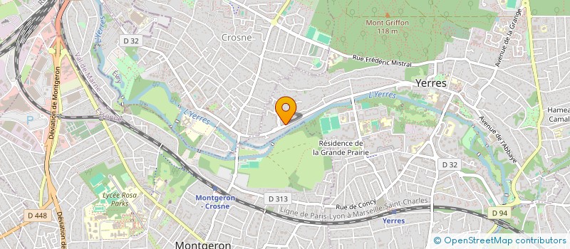 localisation de l'entreprise SCI LES TILLEULS  YERRES