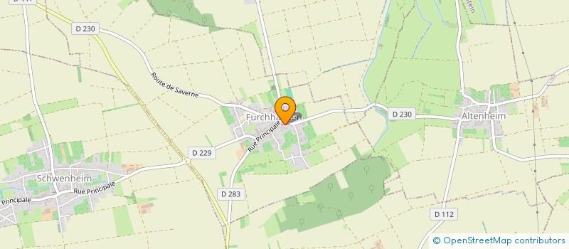 localisation de l'entreprise SCI LES TILLEULS  FURCHHAUSEN