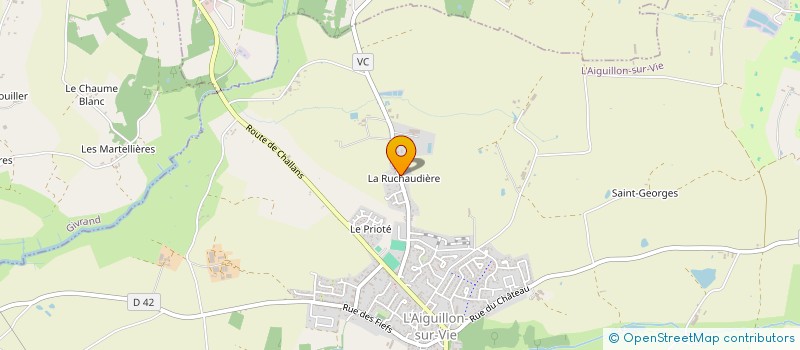 localisation de l'entreprise SCI LES TILLEULS à L'AIGUILLON-SUR-VIE
