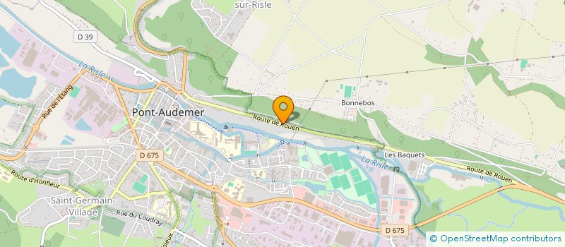 localisation de l'entreprise SCI LES TILLEULS à PONT-AUDEMER