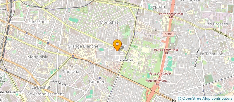 localisation de l'entreprise SCI LES TILLEULS  LYON