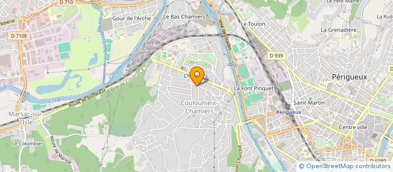 localisation de l'entreprise SCI LES TILLEULS  COULOUNIEIX-CHAMIERS