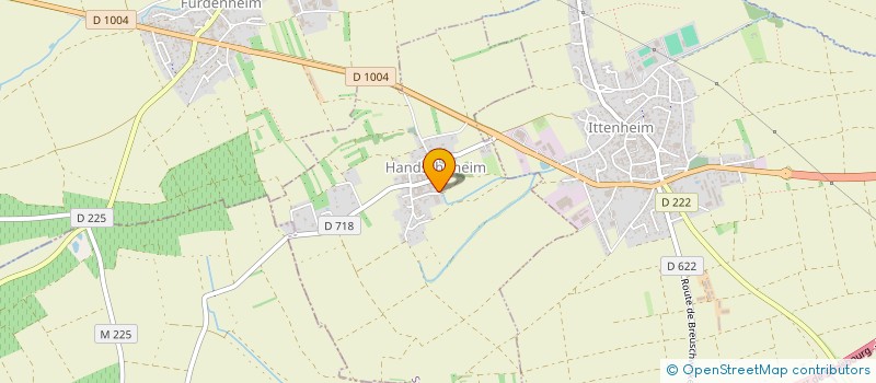 localisation de l'entreprise SCI LES TILLEULS  HANDSCHUHEIM