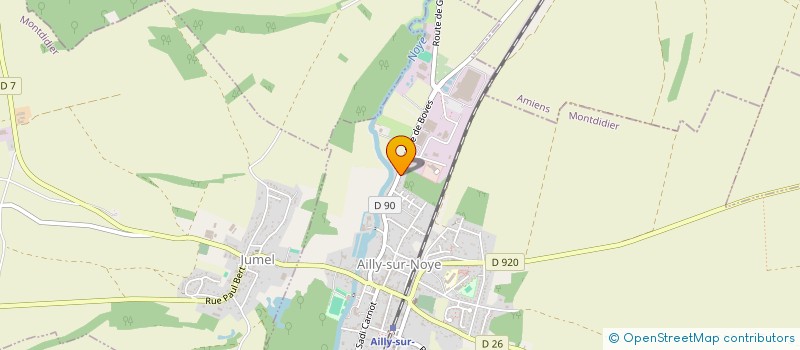 localisation de l'entreprise SCI LES TILLEULS à AILLY-SUR-NOYE