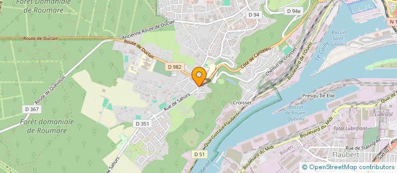 localisation de l'entreprise SCI LES TILLEULS  CANTELEU