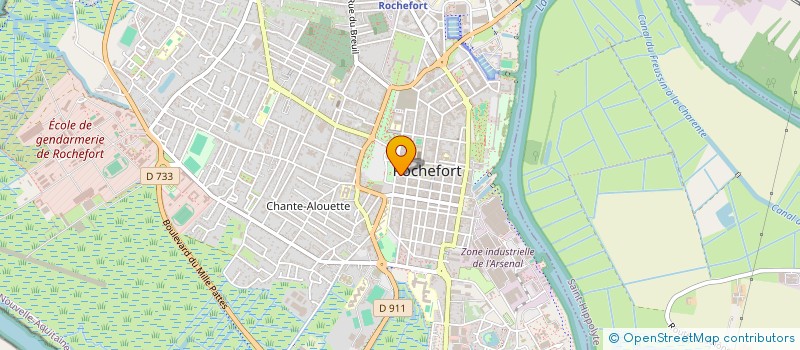 localisation de l'entreprise SCI LES TILLEULS  THENAC