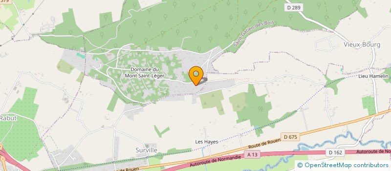 localisation de l'entreprise SCI LES TILLEULS DE DEAUVILLE  SAINT-GATIEN-DES-BOIS