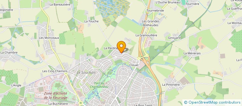 localisation de l'entreprise SCI LES TILLEULS DE GARENNE  CARQUEFOU