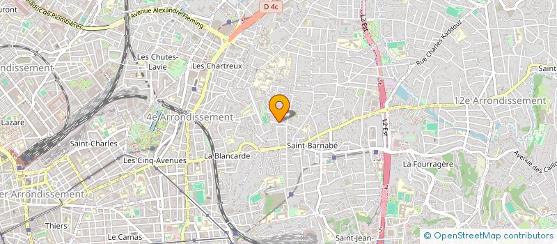 localisation de l'entreprise SCI LES TILLEULS DE ST BARNABE à MARSEILLE