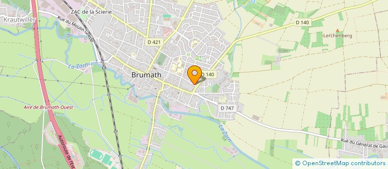 localisation de l'entreprise SCI LES TILLEULS I  BRUMATH