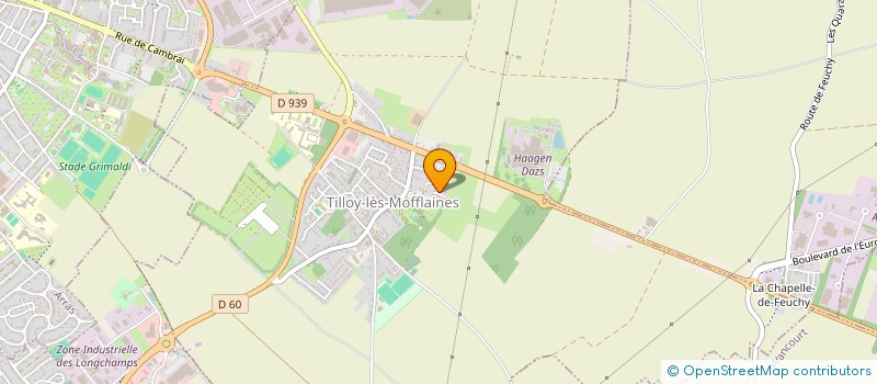 localisation de l'entreprise SCI LES TILLOY  TILLOY-LES-MOFFLAINES