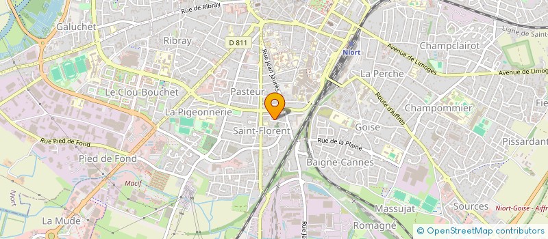 localisation de l'entreprise SCI LES TILOUS  NIORT