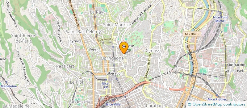 localisation de l'entreprise SCI LES TIMOMILLES à NICE