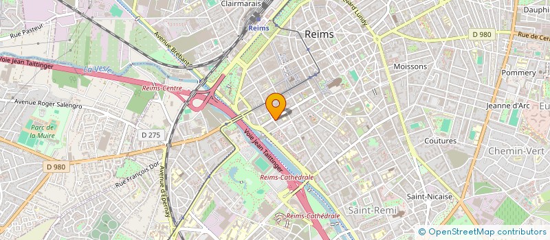localisation de l'entreprise SCI LES TISSERANDS à REIMS