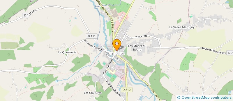 localisation de l'entreprise SCI LES TISSERANDS  CORMEILLES