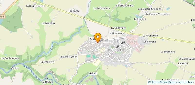 localisation de l'entreprise SCI LES TISSERANDS à SEVREMOINE