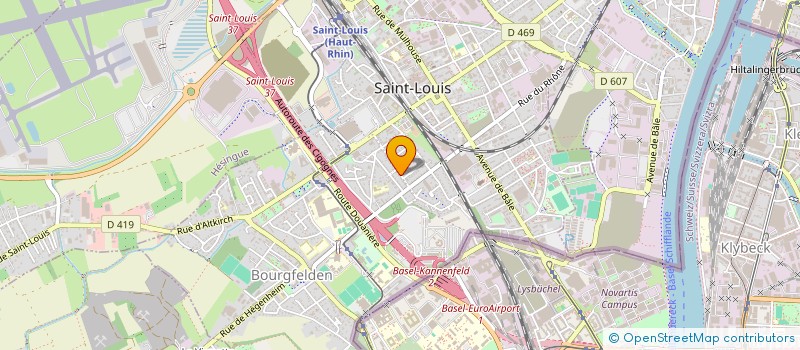 localisation de l'entreprise SCI LES TOITS DE LA VILLE  SAINT-LOUIS