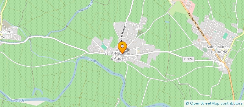 localisation de l'entreprise SCI LES TOMAS  SAINT-NAZAIRE-D'AUDE