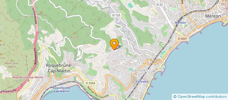 localisation de l'entreprise SCI LES TOMMILLES à ROQUEBRUNE-CAP-MARTIN