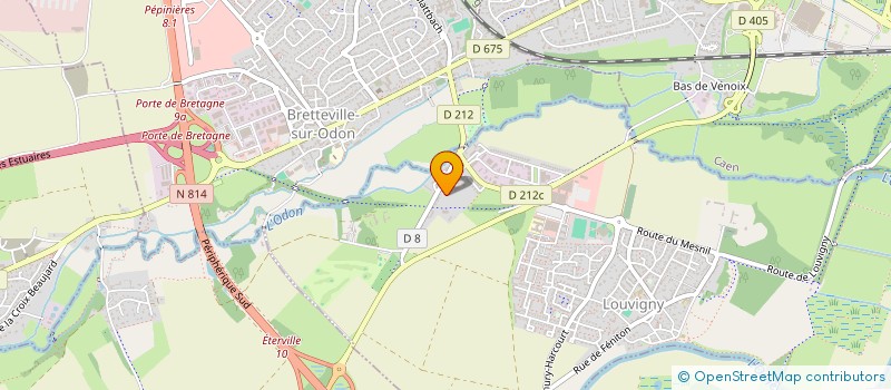 localisation de l'entreprise SCI LES TONNEAUX  LOUVIGNY