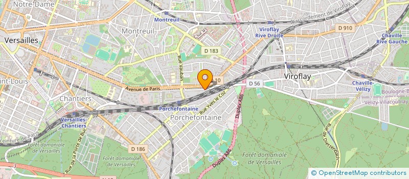 localisation de l'entreprise SCI LES TONNELIERS à VERSAILLES