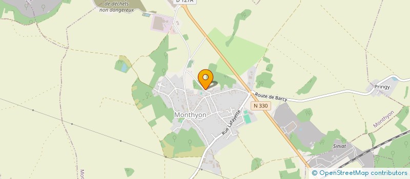 localisation de l'entreprise SCI LES TONNELIERS à MONTHYON