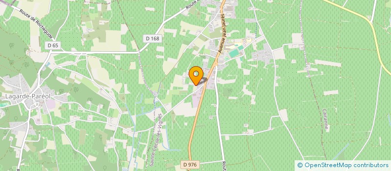 localisation de l'entreprise SCI LES TONTONS  SAINTE-CECILE-LES-VIGNES