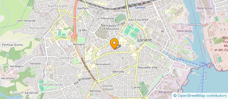 localisation de l'entreprise SCI LES TOPIAIRES  LORIENT