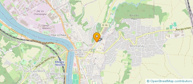 localisation de l'entreprise SCI LES TORRIERES  NEUVILLE-SUR-SAONE