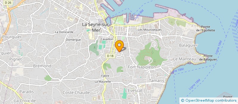 localisation de l'entreprise SCI LES TORTUES à LA SEYNE-SUR-MER