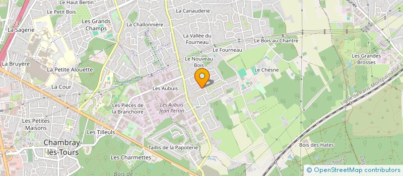 localisation de l'entreprise SCI LES TOTEMS  SAINT-AVERTIN