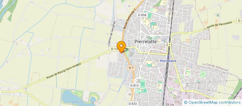 localisation de l'entreprise SCI LES TOUAREGS à PIERRELATTE