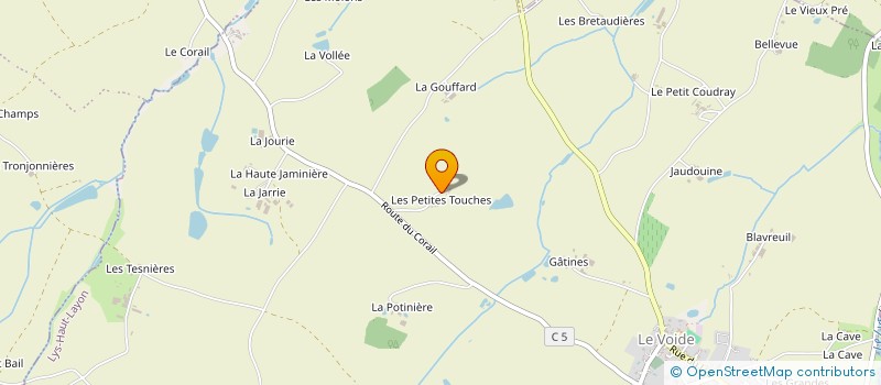 localisation de l'entreprise SCI LES TOUCHES à LYS-HAUT-LAYON