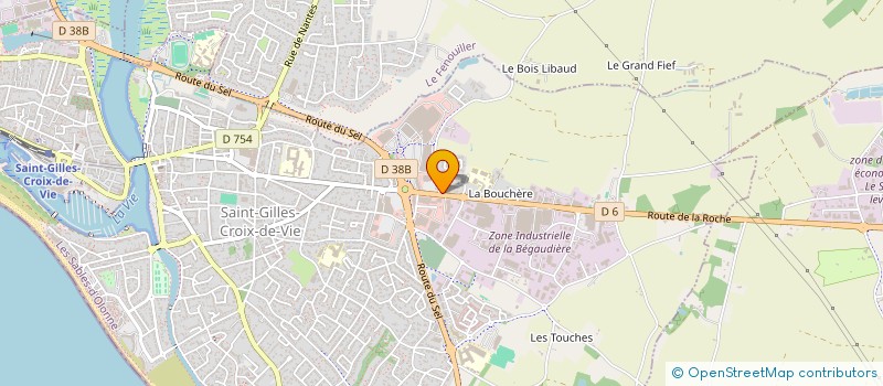 localisation de l'entreprise SCI LES TOUCHETTES à SAINT-GILLES-CROIX-DE-VIE