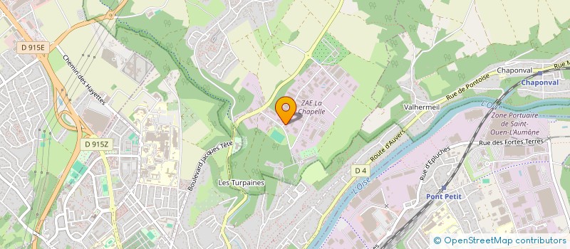 localisation de l'entreprise SCI LES TOULEUSES  ENNERY