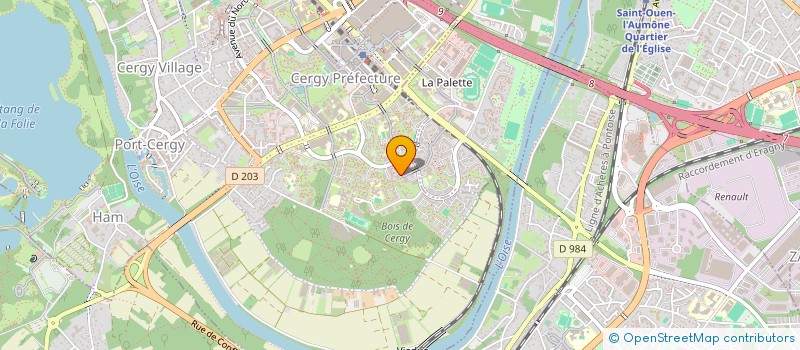 localisation de l'entreprise SCI LES TOULEUSES  CERGY