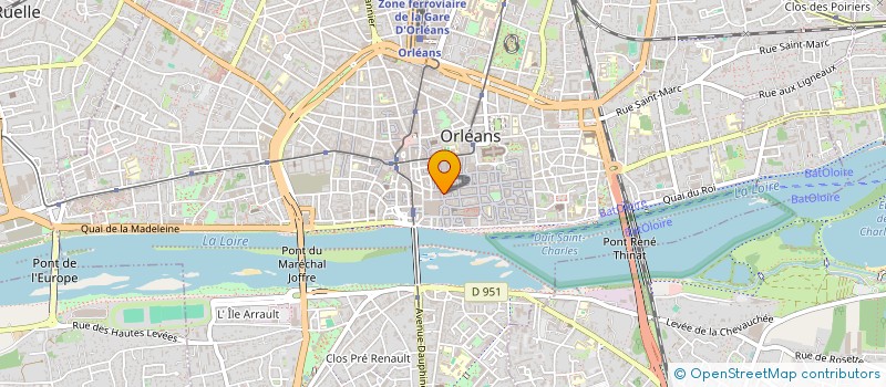 localisation de l'entreprise SCI LES TOURELLES à ORLEANS