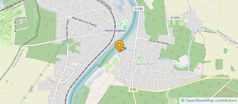 localisation de l'entreprise SCI LES TOURELLES  SEINE-PORT