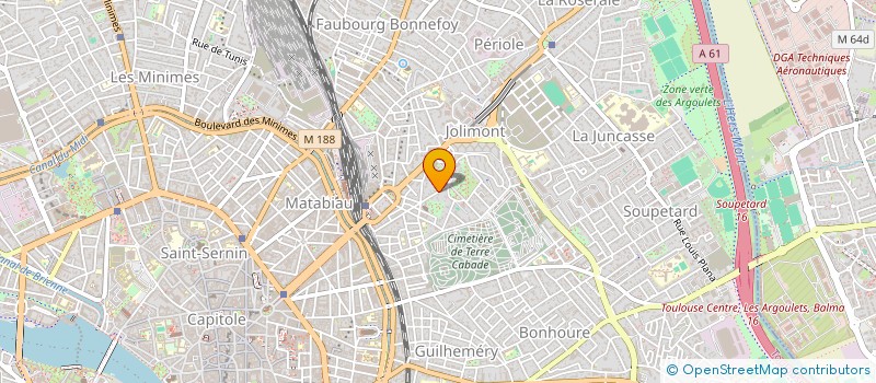 localisation de l'entreprise SCI LES TOURELLES à TOULOUSE